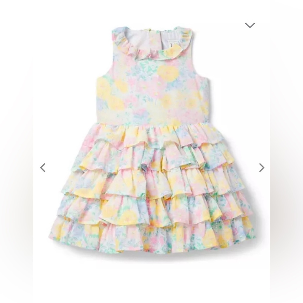 🌸 JANIE AND JACK | The Floral Friss Dress w/Matching Headband included 🌼